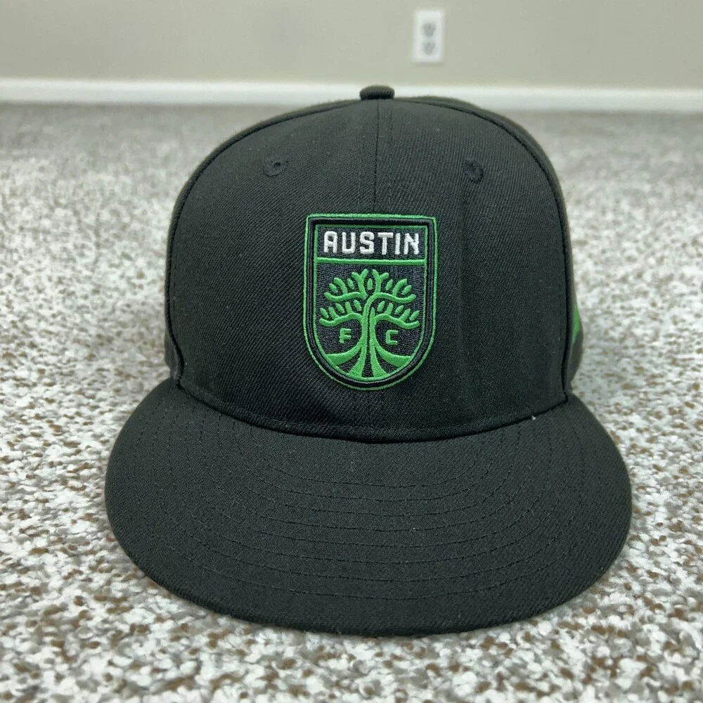 Austin FC Hat Cap Snap Back Mens One Size Black Green MLS Soccer 9FIFTY‎ New Era